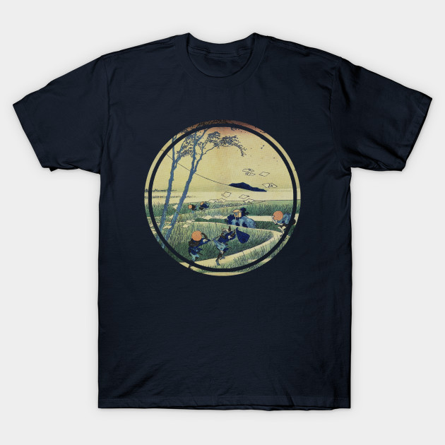 Old Japanese painting (travelers)
